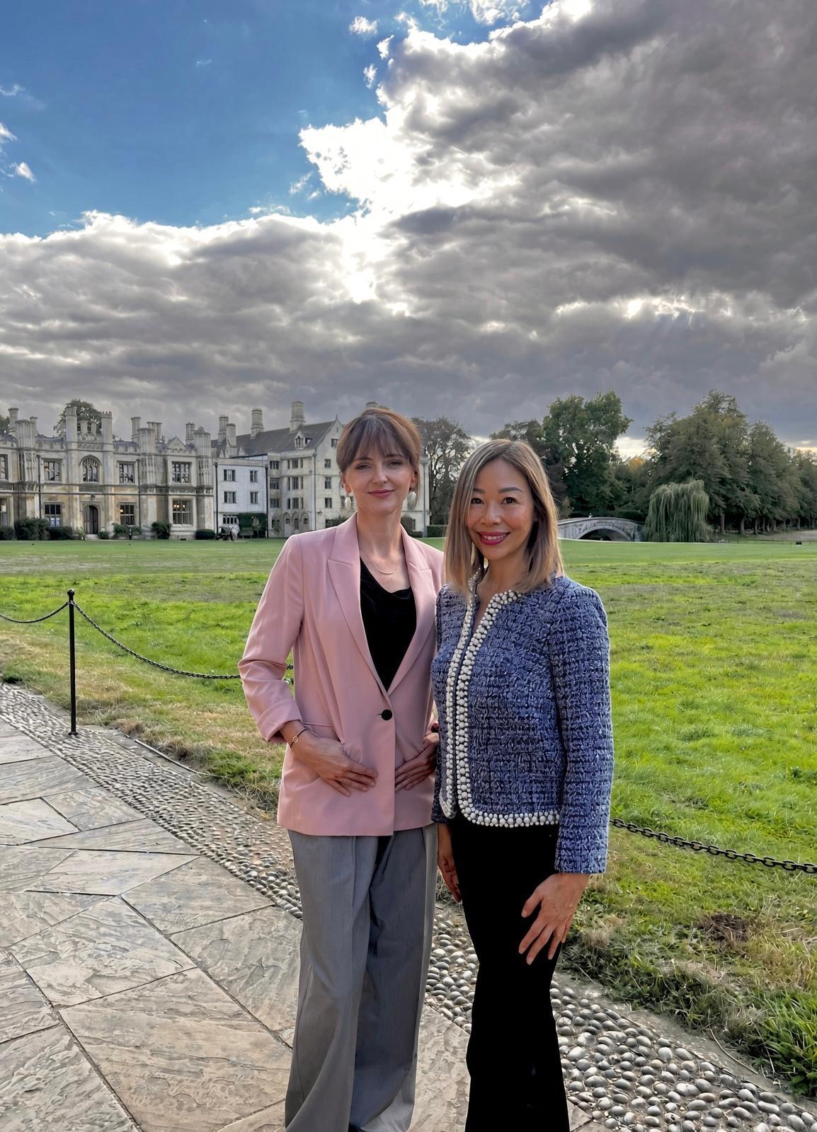 Facilitators Kasia Lanucha and Joanna Chin standing together outdoors